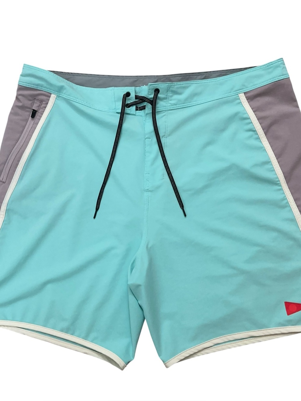Florence Marine X Burgee Boardshorts Mens 36 Swim Trunks 4-Way Stretch Green
